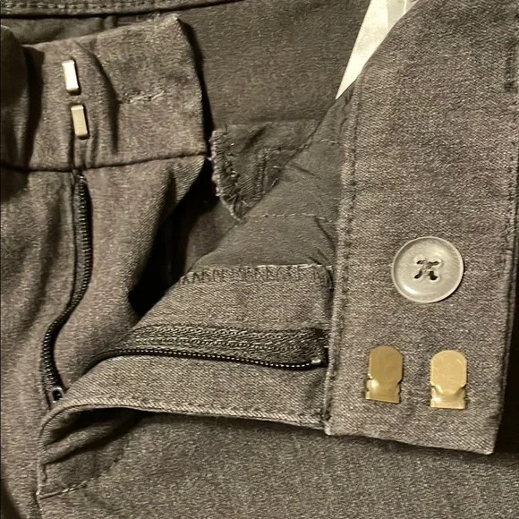 Old Navy Gray Straight Leg Dress Pants - Picture 2 of 5